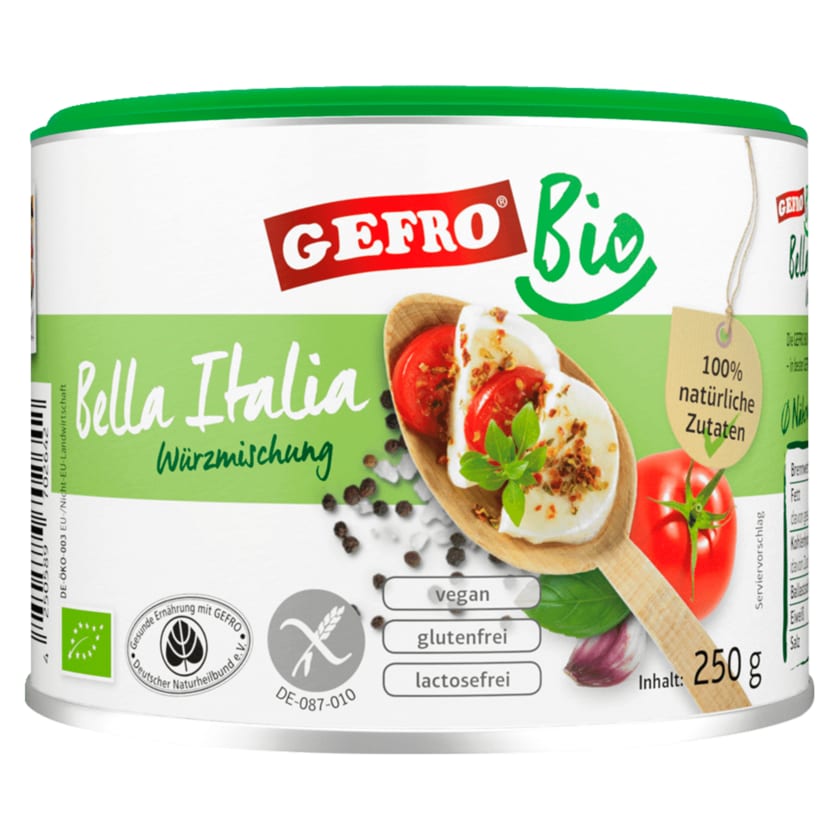 Gefro Bio Bella Italia Würzmischung vegan 250g